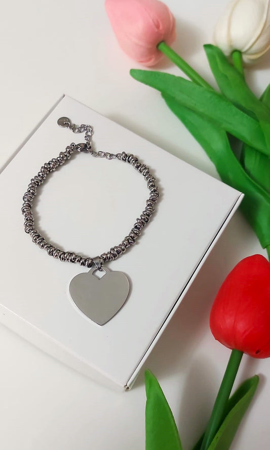 Bracciale Nodini Silver personalizzabile con Foto/Dedica