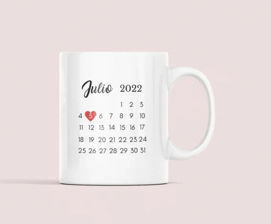 Tazza calendario+foto